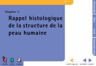 Rappel histologique de la structure de la peau humaine