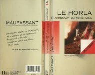 Le Horla et autres contes fantastiques - Oasisfle