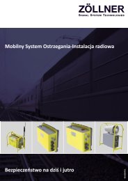 Mobilny System Ostrzegania - ZÖLLNER Signal GmbH