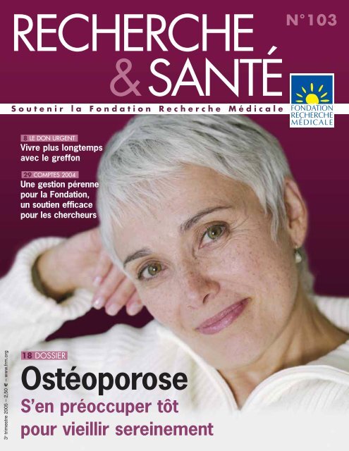Ostéoporose - Fondation pour la Recherche Médicale