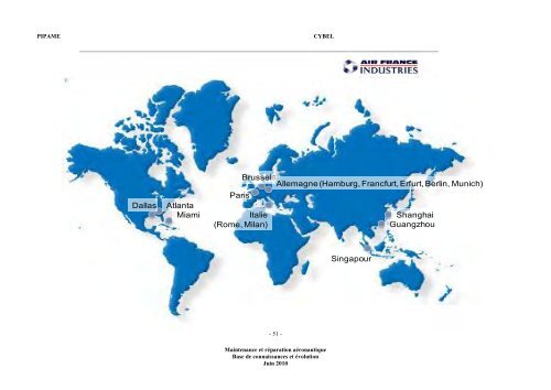 Maintenance et réparation aéronautique - Dgcis