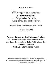 Cahiers CIFAS 2005 - ARTAAS