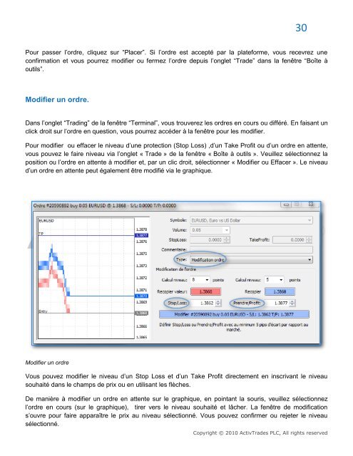 MT5 Manuel d'Utilisation Complet - ActivTrades