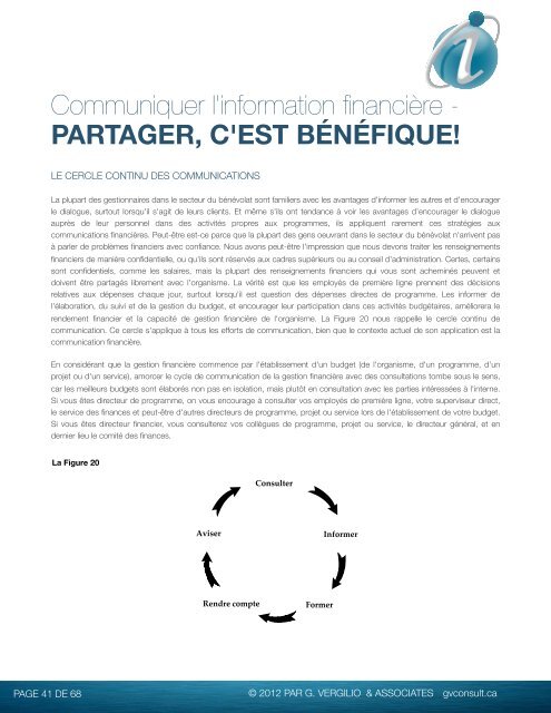 Gestion financière de base pour des organismes sans but lucratif