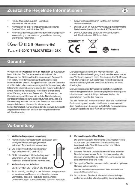 MetalMaster Usage Guide - Hammerite Österreich