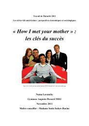 « How I met your mother » : les clés du succès - Gymnase Auguste ...