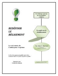 REDÉFINIR LE BÉGAIEMENT - The McGuire Programme