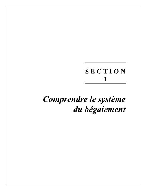 REDÉFINIR LE BÉGAIEMENT - The McGuire Programme