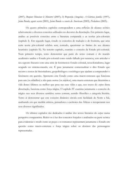 O Trágico do Estado Pós-colonial.pdf - Estudo Geral