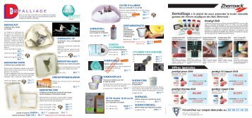 Petits produits pour laboratoire - dentalliage