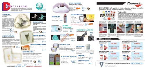 Petits produits pour laboratoire - dentalliage