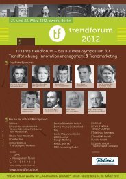 Programm Trendforum - Z_punkt