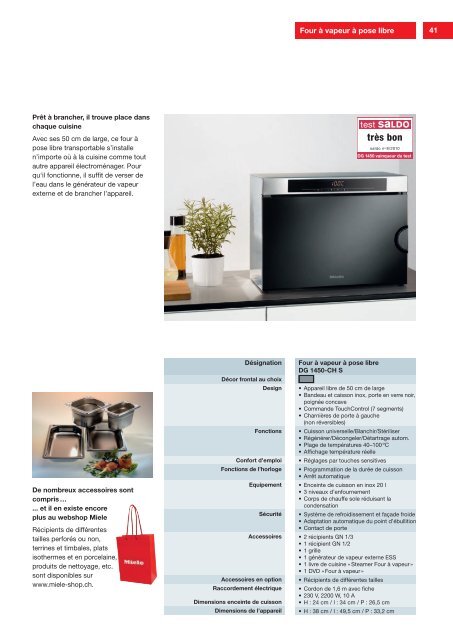 Miele Cuisson 2013 - Arts Ménagers