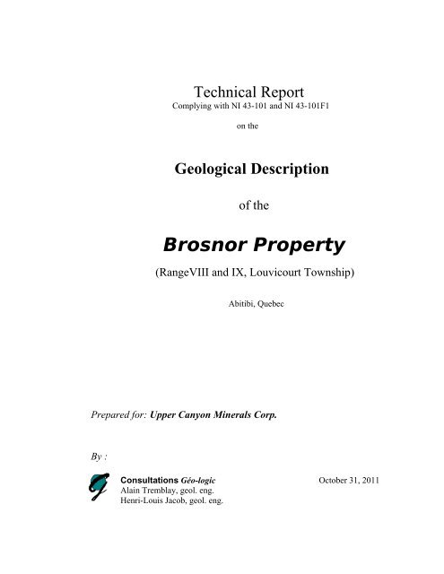 Brosnor Property - Mining Review Online