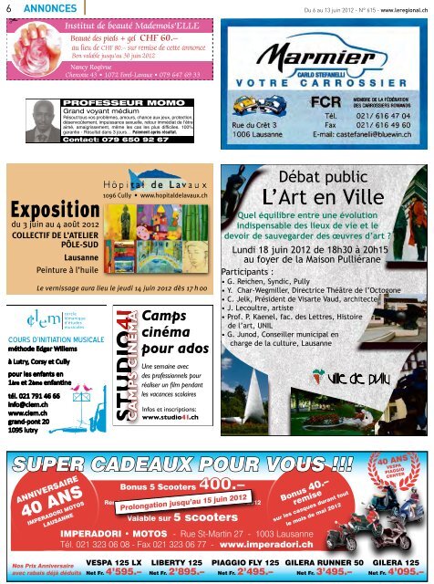 Télécharger l'édition n°615 au format PDF - Le Régional