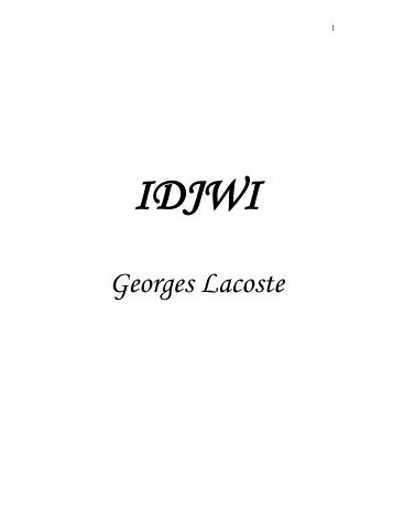 Georges Lacoste - Les romans et autres écrits de l'aventurier ...