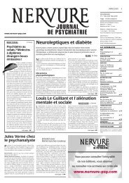 Mars - Nervure Journal de Psychiatrie