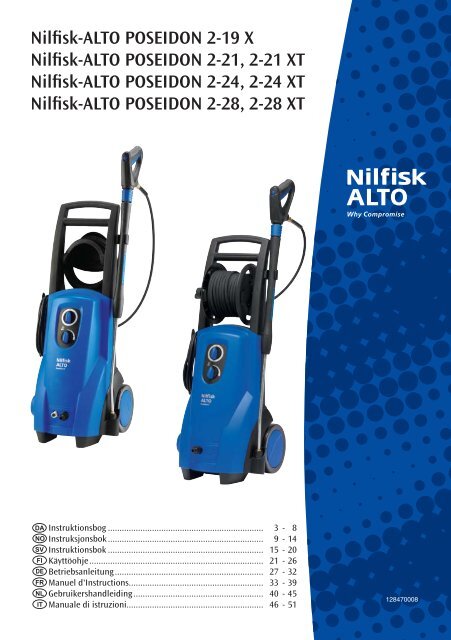 Nilfisk-ALTO POSEIDON 2-19 X Nilfisk-ALTO POSEIDON 2-21, 2-21 ...