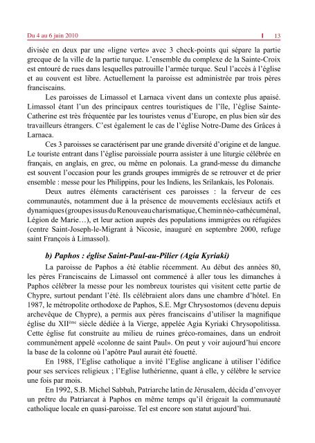 Le pape Benoît XVI à Chypre Le pape Benoît XVI à Chypre