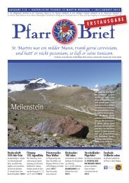 Pfarrbrief St. Martin -ERSTAUSGABE-