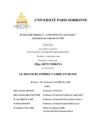 discours indirect libre - e-Sorbonne