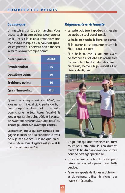 GUIDE DU PARTICIPANT - Tennis Québec