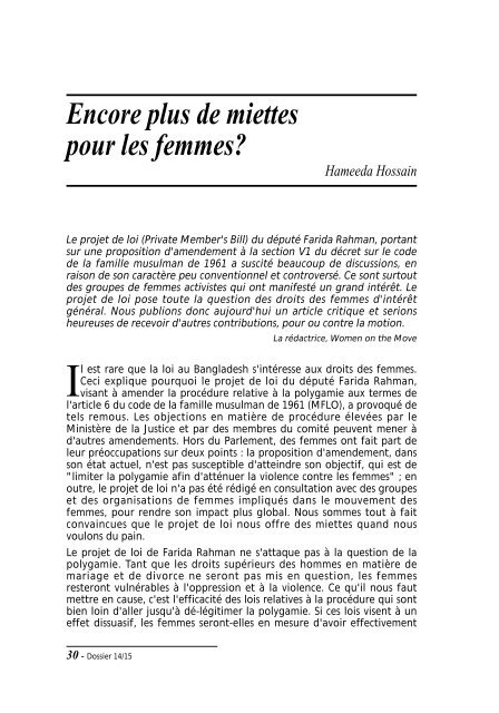 PDF Document - Women Living Under Muslim Laws
