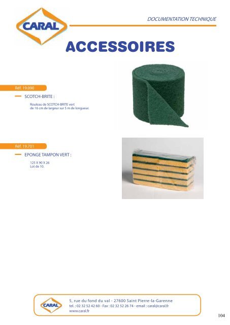 CATALOGUE MATERIEL 2011 - Caral