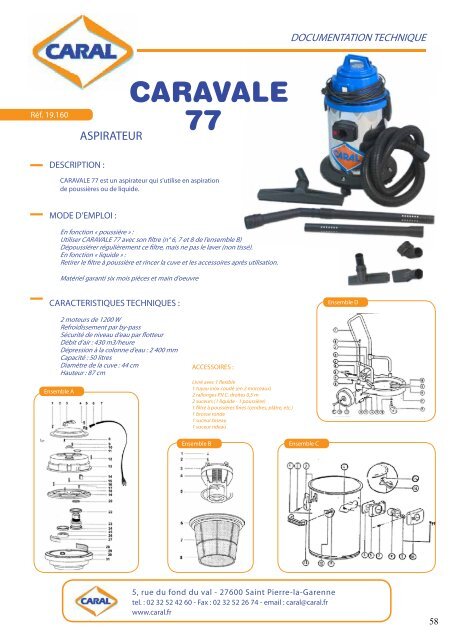 CATALOGUE MATERIEL 2011 - Caral