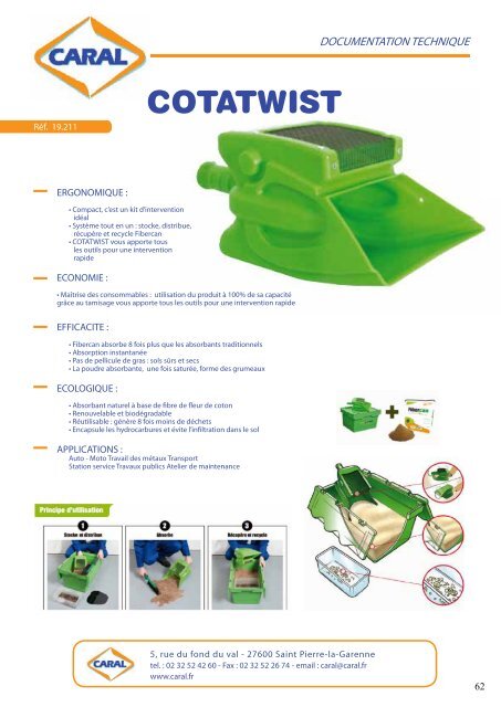 CATALOGUE MATERIEL 2011 - Caral