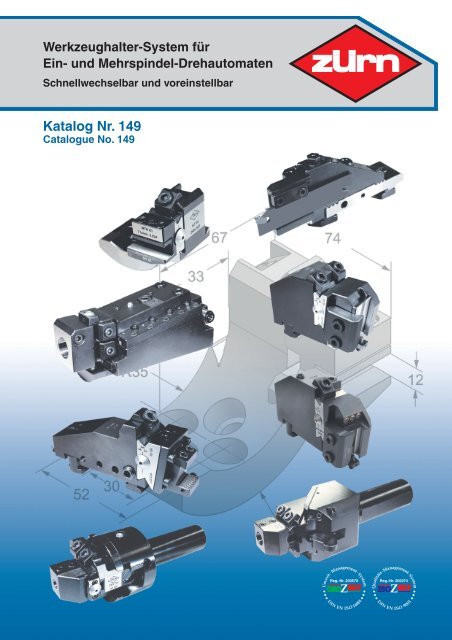 Mehrspindel Katalog Nr.149 Multi-spindle ... - Zuern-tools.de