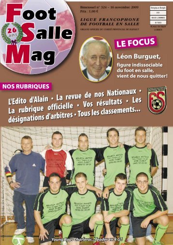 Foot Salle Mag - Ligue Francophone de Football en Salle : Hainaut