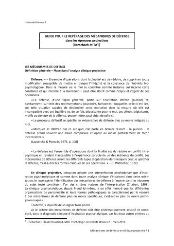 Psychologie projective - Guide mécanismes de défense.pdf