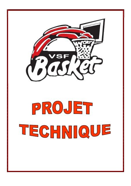 Projet technique VSF BASKET.pdf - Comité Départemental de ...
