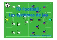 TD1 Football - Les systèmes de Jeu - L1 S2