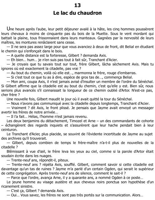 Tranchant d'Acier - Index of