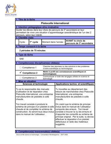 Guide de l'enseignant - Aqisep