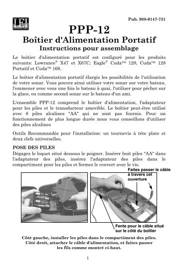 Bloc Alimentation PPP- 12 - Eagle