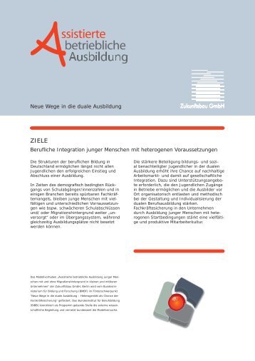 Info Multiplikatoren - Zukunftsbau GmbH
