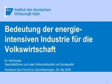 kroker-industrienati.. - Forum für Zukunftsenergien