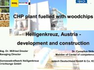 Biomass CHP plants in Austria