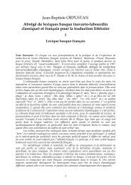 BIDENABARR… - Travaux de Jean-Baptiste ORPUSTAN
