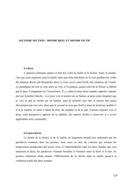 UNIVERSITÉ PARIS-SORBONNE Le paradoxe chez ... - e-Sorbonne