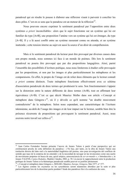 UNIVERSITÉ PARIS-SORBONNE Le paradoxe chez ... - e-Sorbonne