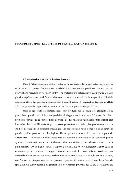 UNIVERSITÉ PARIS-SORBONNE Le paradoxe chez ... - e-Sorbonne