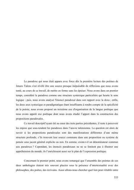 UNIVERSITÉ PARIS-SORBONNE Le paradoxe chez ... - e-Sorbonne