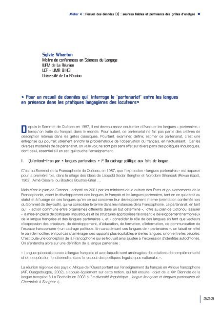 Atelier 4 Recueil des données (1) : sources fiables et pertinence des ...