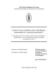 Existe-t-il une corrélation entre l'intelligence émotionnelle ... - Accueil