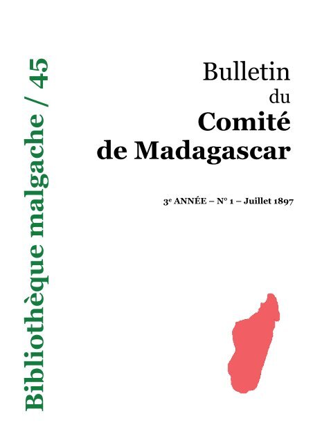 le bulletin du comité de madagascar - Bibliothèque malgache