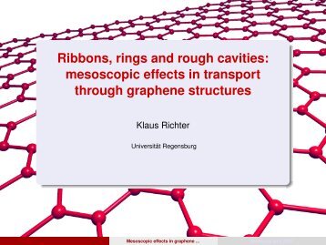 mesoscopic effects in transport through graphene structures